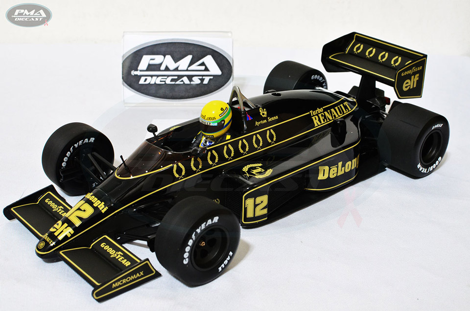 AYRTON SENNA 1986 LOTUS 98T 1:18